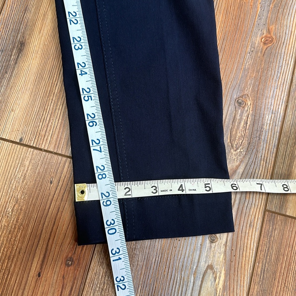 Slim-sation by multiples, size 4 navy pants. EUC. - Picture 5 of 6